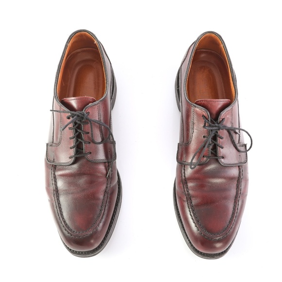 Allen Edmonds Burgundy Leather Derby Dress Shoes main image 5